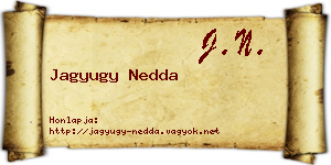 Jagyugy Nedda névjegykártya